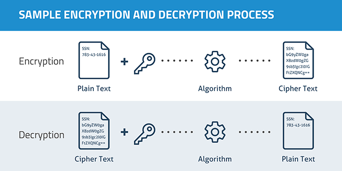 Encryption and Decryption processes